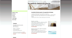Desktop Screenshot of lavanderia-tintoreria-gracia.com