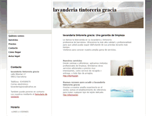 Tablet Screenshot of lavanderia-tintoreria-gracia.com